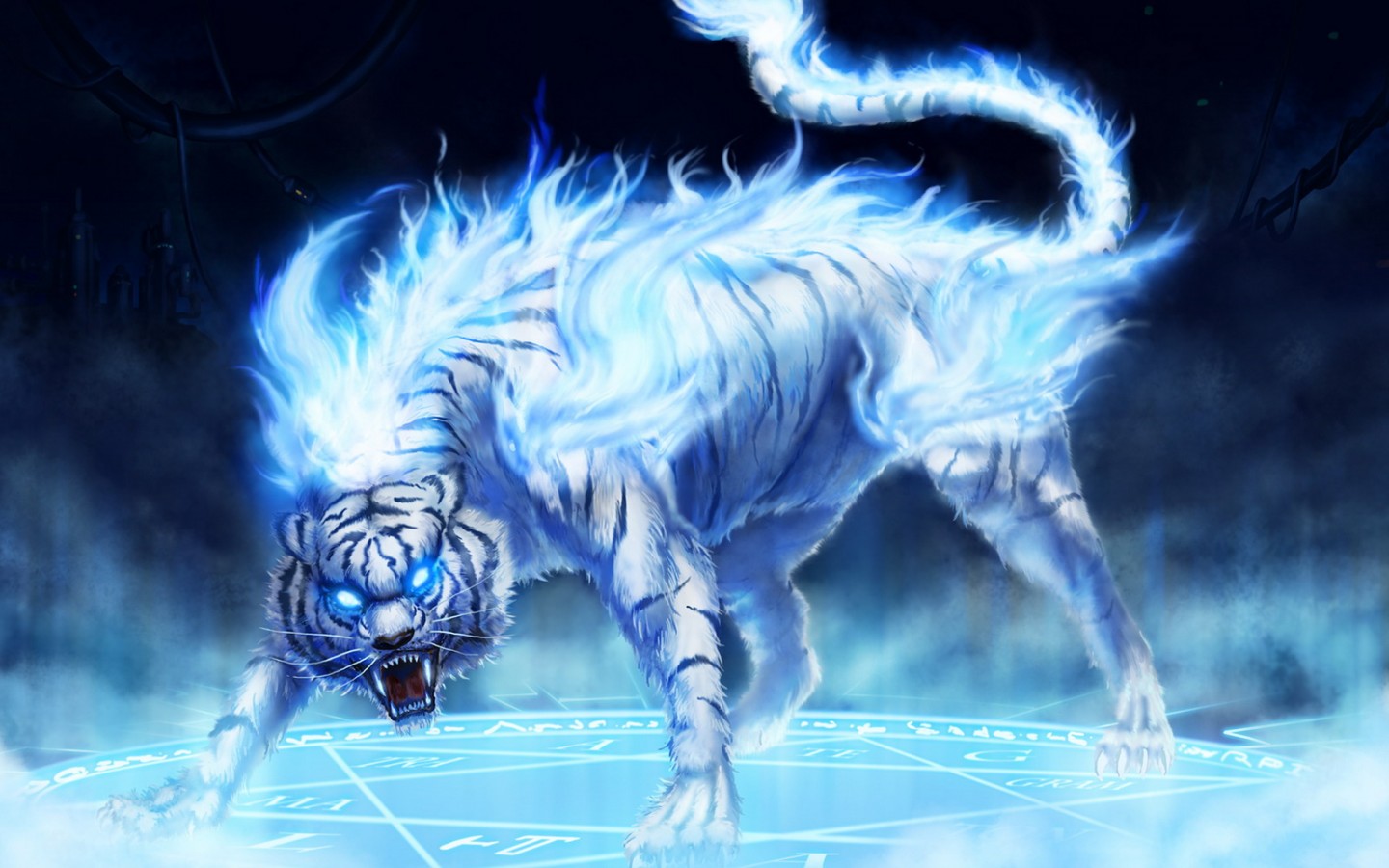 Fantasy Maltese Blue Tiger