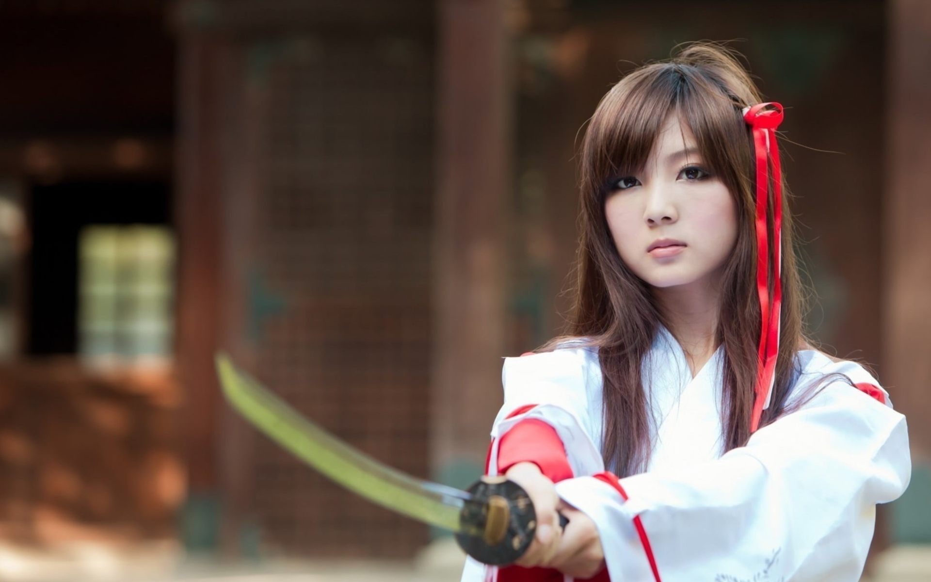 Girl With Samurai Sword