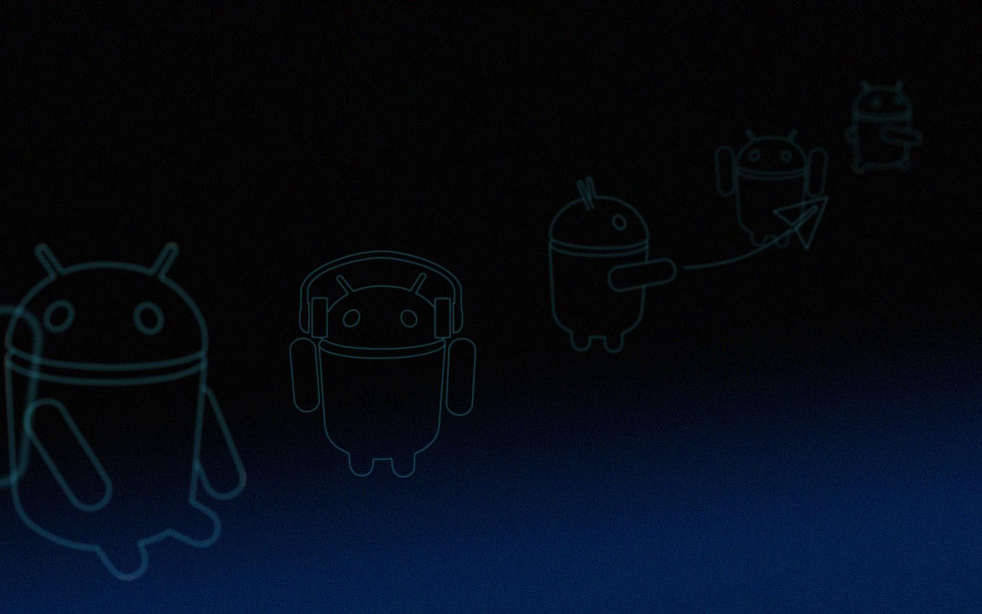 Android Honeycomb Blue Linebots