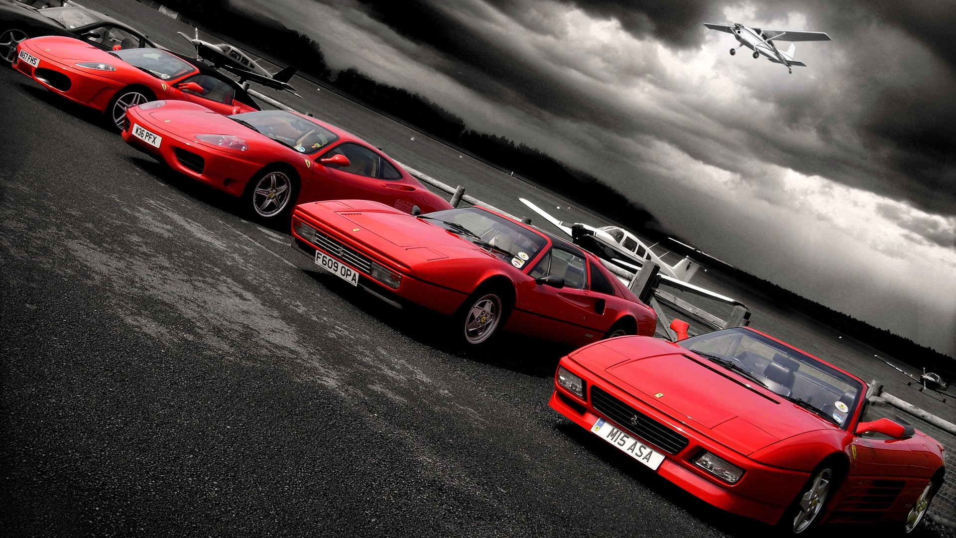 Cars Ferrari Selective Coloring